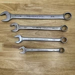 Proto Professional Wrench Lot - 15/16 3/4 11/16 9/16 Usa Made. Fixed Price $19.95.