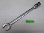 Snap-on Tools 13/16 Sae 12PT Flex-head Open-end Combination Wrench FHO26. Fixed Price $38.99.
