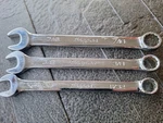 Snap Piece Lot Of Combination Wrenches OEX120 110 140 7/16 3/8 11/32 Usa. Fixed Price $69.99.