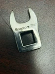 Snap On 3/8" Drive 11MM Chrome Open End Crowsfoot Wrench Socket FCOM11A. Fixed Price $25.00.