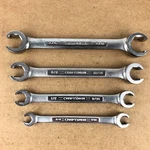 Craftsman Usa Flare Nut Line Wrench Set Sae 3/8" - 7/8" V Series 4 Piece Nice. Fixed Price $47.97.