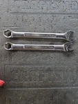Craftsman Metric Industrial Combination Wrench, 6PT, Usa 17, 18 Mm. Fixed Price $50.00.