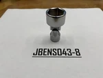 Snap-on Tools Usa New 3/8" Drive 22MM Metric 6PT Chrome Swivel Socket FSUM22A. Fixed Price $89.95.