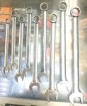 Snap-on Combination Wrench Set 9PC Sae Oex 1/2"-1" Free Shipping. Fixed Price $144.99.
