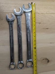3 Crescent Brand Combination Open End Wrench : 1-1/8 1-1/4 & 1-1/16. Fixed Price $29.95.
