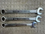 Three (3) Metric Craftsman Combo Wrenches And Vv Series, 14MM, 16MM, 17MM. Fixed Price $17.99.