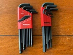 Snap-on BHS13A Sae L-shaped Ball Hex Wrench Set (0.05-3/8"). Fixed Price $60.00.