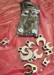 Craftsman 4362 Crowfoot Wrench Set 3/8" Drive Chrome Plated Steel 10PC. Fixed Price $125.00.