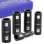 Workpro 5PCS Impact Socket Set 1/2" Drive Lug Nut Cr-mo Steel Usa. Fixed Price $29.99.
