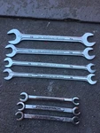 Vintage Herbrand Van-chrome T-21-24THIN Tappet Open End Wrench Plus Extras. Fixed Price $75.00.