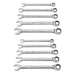 Gearwrench Ratcheting Combination Sae/metric Set 10 No Size, Silver. Fixed Price $99.99.
