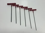 Snap-on Tools Usa 6PC Comfort Grip Sae T-handle Long Hex Set, Ball End. Fixed Price $79.99.