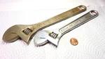2 Vtg Craftsman Adjustable Wrenches Forged In Usa 8" And 10" 44603 &44604 -used. Fixed Price $16.90.