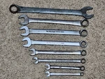 Blue Point & Soex 12 Sae Combination Wrench Lot Of 8 Usa. Fixed Price $40.00.