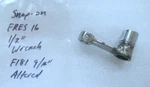 Ws Snap-on FRES16 1/2" Wrench F181 9/16" Socket Altered Specialty Tool. Fixed Price $27.07.