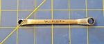 Older Snap On SX810 Like S0810 1/4" 5/16" 12PT Deep Offset Box End Wrench. Fixed Price $18.75.