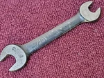 Vintage Williams 723A 3/8" X 1/2" Double Open End Wrench. Fixed Price $9.99.