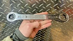 Snap-on RBM1719SA 17MM 19MM Double Ratcheting Box Wrench 8". Fixed Price $29.99.