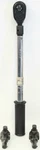 Snap-on QC1P300 3/8" Preset Torque Wrench With QJD12 + QIJ50 Heads. Fixed Price $216.48.