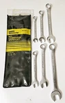 (6) Stanley- Combination Wrenches- 3/8" 1/2" 5/8" 7/16" 9/16" 11/16" Pouch. Fixed Price $15.00.