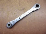 Duro Indestro No. 0712 3/16", 1/4", 5/16" & 3/8" Ratcheting Box Wrench Usa. Fixed Price $15.99.