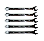 New 5 Pack Of Craftsman 3/8" Inch Sae Combination Wrench 99736 Full Polish. Fixed Price $14.99.