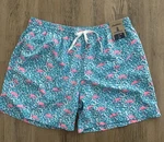 Chubbies Domingos Are For Flamingos 5.5 Classic Swim Trunk Blue Men 2XL $69 Nwt. Fixed Price $30.87.