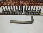 Snap On 207EFAMY AWM12D. 3-12MM. 1/8"-3/8". 16 Pieces In All. Drive Hex Set. Fixed Price $299.95.