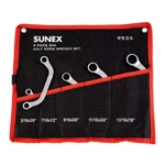 Sunex 9935 Sae Half Moon Wrench Set Piece Polished With Canvas Pouch. Fixed Price $46.99.