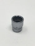 Snap F-14M 14MM 3/8" Drive Chrome Shallow 12-POINT Socket (condition). Fixed Price $10.00.