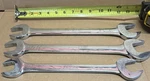Snap-on Series Open-end Wrench Set 3PC Sae 15/16-1 1/4 Chrome VO3032. Fixed Price $50.00.