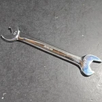 Snap On Sae 9/16" X 5/8" Double Open End Speed Wrench RS1820B Underline. Fixed Price $29.99.