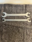 Vtg Blue Point Supreme LTA2022 & LTA2428 Long Tappet Wrench. Fixed Price $29.95.