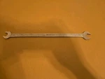 Mac Tools 1/2"-9/16" Sae Long Chrome Thin Slimeline Open End Wrench Usa TR1618. Fixed Price $24.00.
