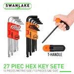 26 Wrench Set Hex Key Tool Alan Metric Sae Ball End Short Long Arm. Fixed Price $16.99.