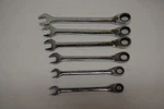 Matco 6 Piece 72 Tooth Sae Reversible Combination Ratcheting Wrench Set. Fixed Price $99.99.
