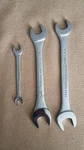 3 Williams Superrench Double Open End Wrenches 5/8-9/16, 9/16-1/2, 5/16-1/4 Nos!. Fixed Price $24.99.