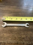 Single Stanley 7/16 & 3/8 Combination Polished Chrome Open End Wrench A+++. Fixed Price $5.99.
