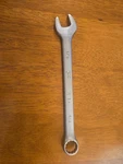 Vintage Popular Mechanics Cr-v 9/16" W0118 Combination Wrench 7 1/2" Long Yt. Fixed Price $5.00.