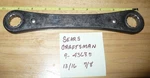Vintage Sears Craftsman 13/16 7/8 Double Box End Ratcheting Wrench 9 43685 12 Pt. Fixed Price $15.15.