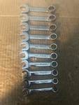 Snap-on Tools 10 Piece Metric Midget Comb. Wrench Set Mm 19 ** Nice. Fixed Price $182.99.