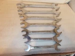 S-k Tools Open End Metric Wrench Set 7PC. Heavy Duty (32MM 17MM) Usa Vgc. Fixed Price $59.95.