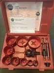 Mac Tools 13 Pc Hole Saw Kit HS9596C 3/4 2-1/2" Excellent. Fixed Price $89.99.
