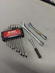 Duralast 10 Piece Metric Combination Wrench Set Double Ended Steel 84-090. Fixed Price $19.00.