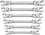 Gearwrench 6 Pc. Flex Flare Nut Wrench, Metric - 81911D. Fixed Price $104.97.