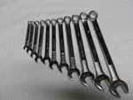Craftsman Sae Combination Wrench Set, Usa Nos, 12 Pt, 1/4" - 13/16" 11 Pcs. Fixed Price $92.97.