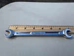Snap On And 7/16-INCH Chrome Flare Nut End Wrench RXH14168. Fixed Price $15.00.