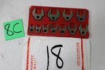 Snap On 3/8 Drive Sae 11 Pc Crows Foot Feet Wrench Set. Fixed Price $379.99.