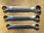 Lot Of Vintage Craftsman Double Box End Stubby Wrenches Vv 43863/43861/43862. Fixed Price $25.00.