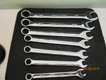Craftsman Pc Sae 12 Pt Wrench Set Standard Std Inch 5/8, 9/16, 1/2, 7/16, 3/8+. Fixed Price $24.99.